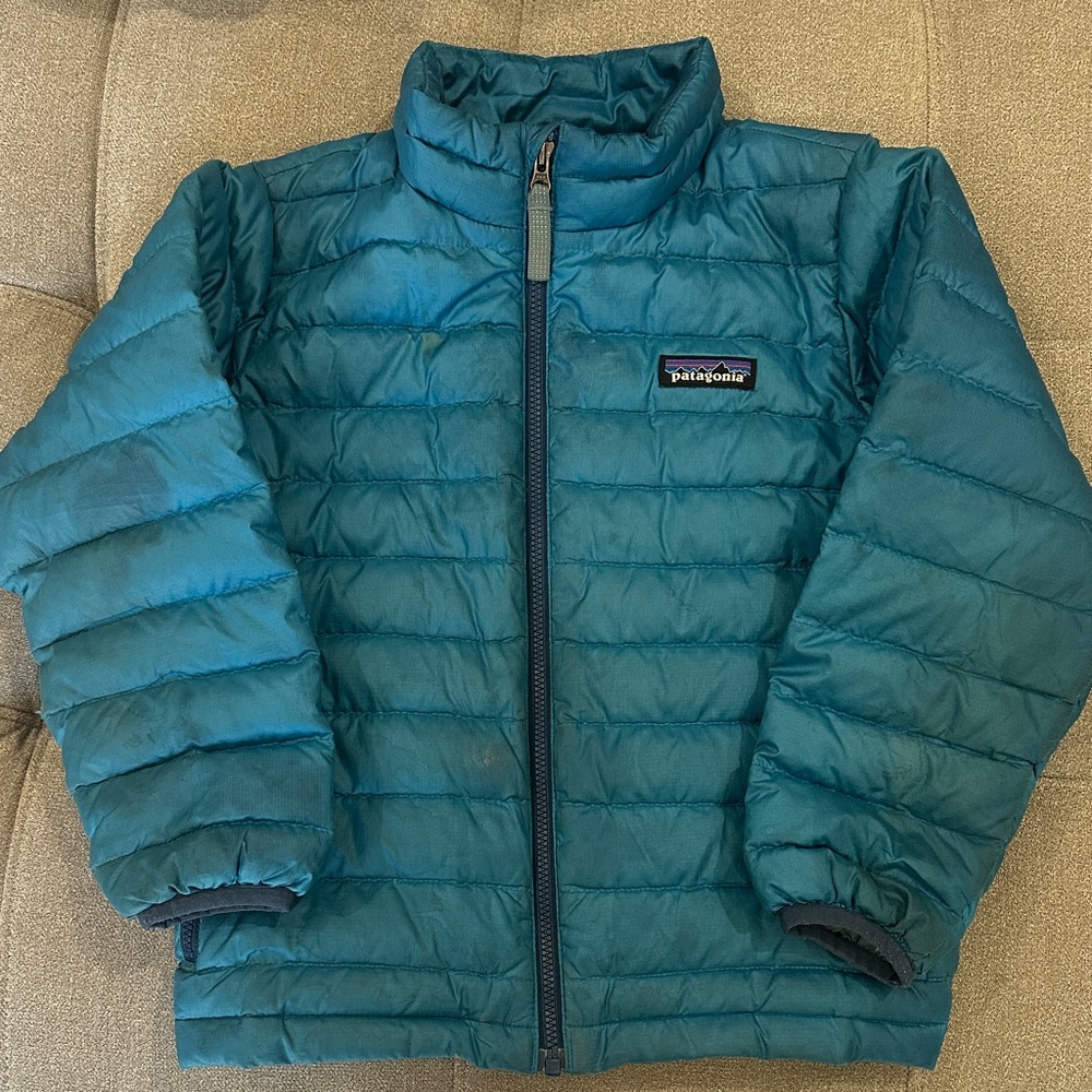 Patagonia Kids Blue Puffer Jacket